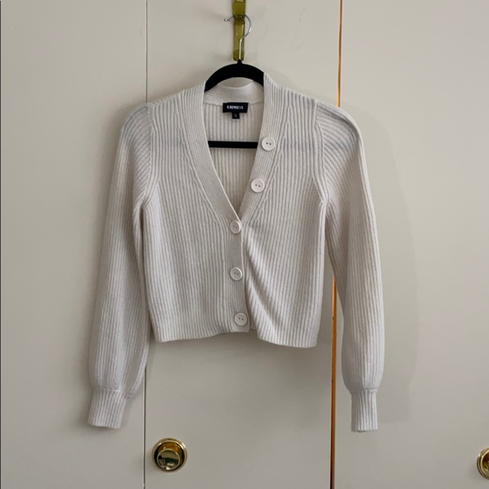 Express Cropped Cardigan